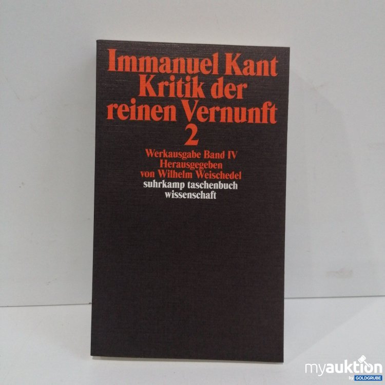 Artikel Nr. 856107: Immanuel Kant Kritik der reinen Vernunft 2