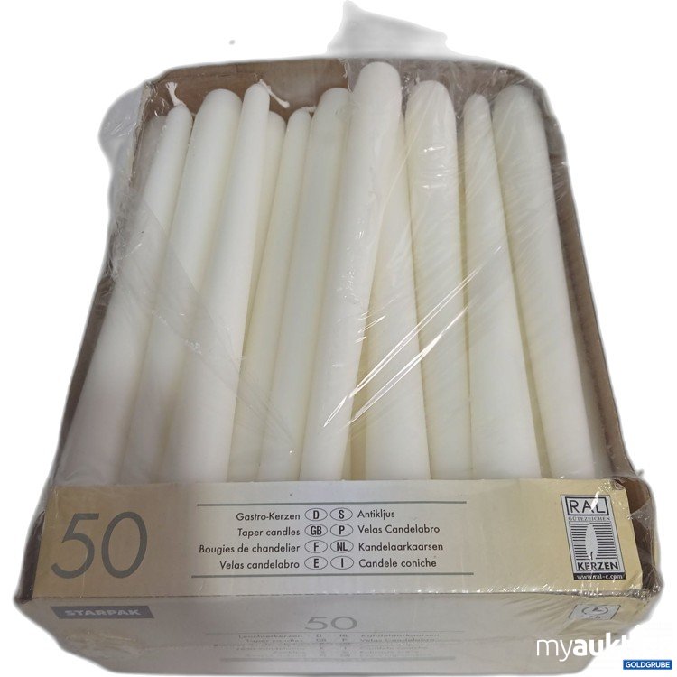 Artikel Nr. 888107: Starpak Gastro Kerzen 50Stk 25cm 