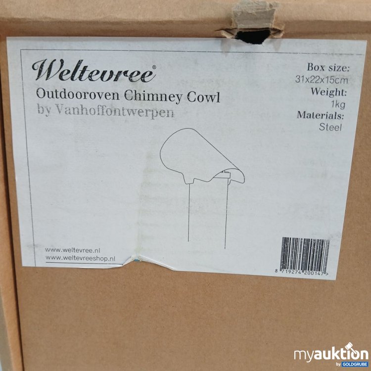 Artikel Nr. 920107: Weltevree Outdooroven Chimney Cowl