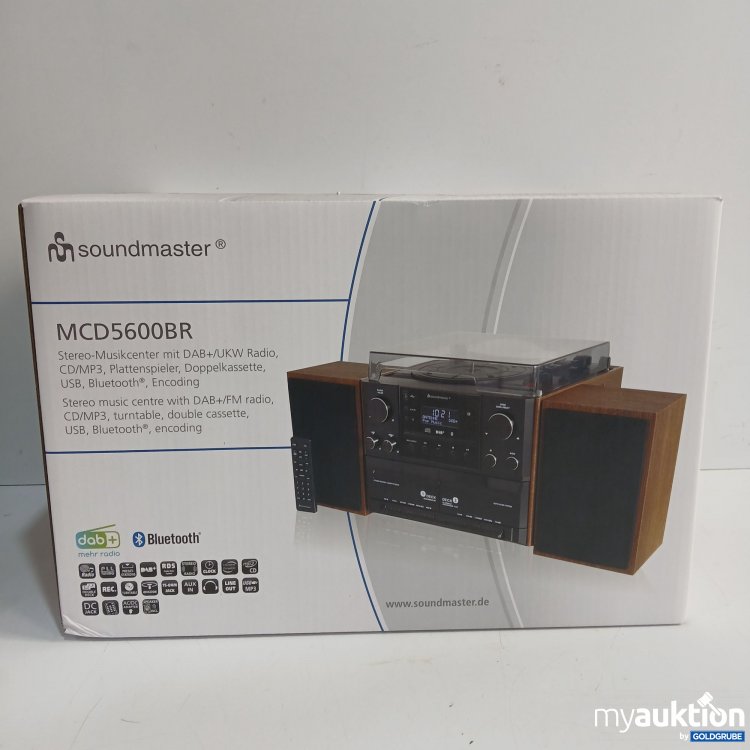Artikel Nr. 953107: Soundmaster MCD5600BR Stereo-Musikcenter mit DAB+/UKW Radio 
