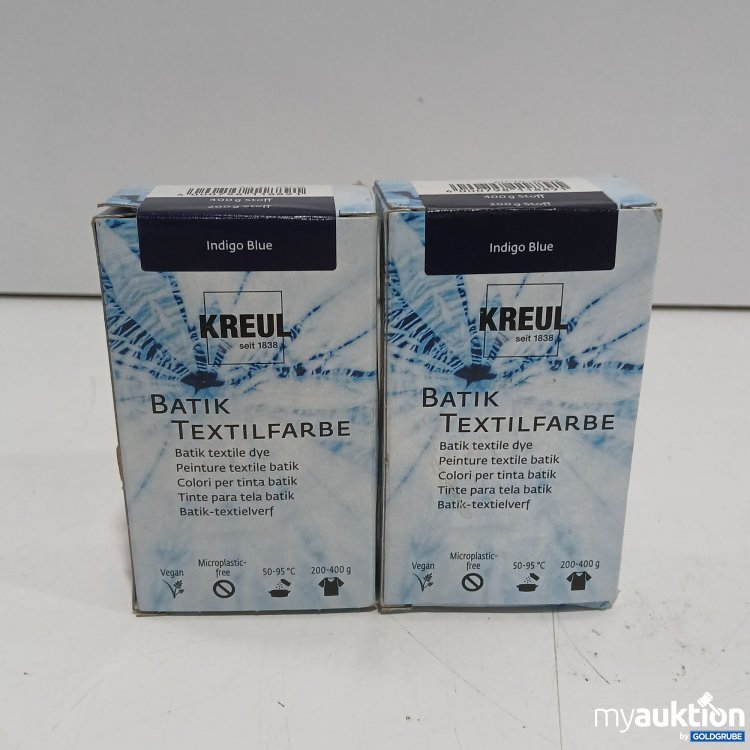Artikel Nr. 963107: Kreul Batrik Textilfarbe Indigo Blue 2x70g 