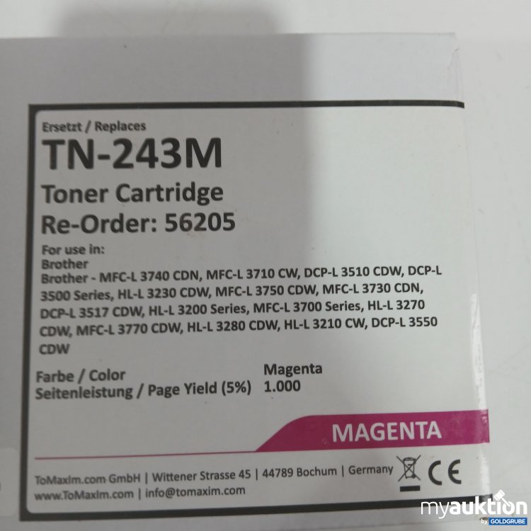 Artikel Nr. 968107 Artikel Nr. 968107: Toner Cartridge TN 243M