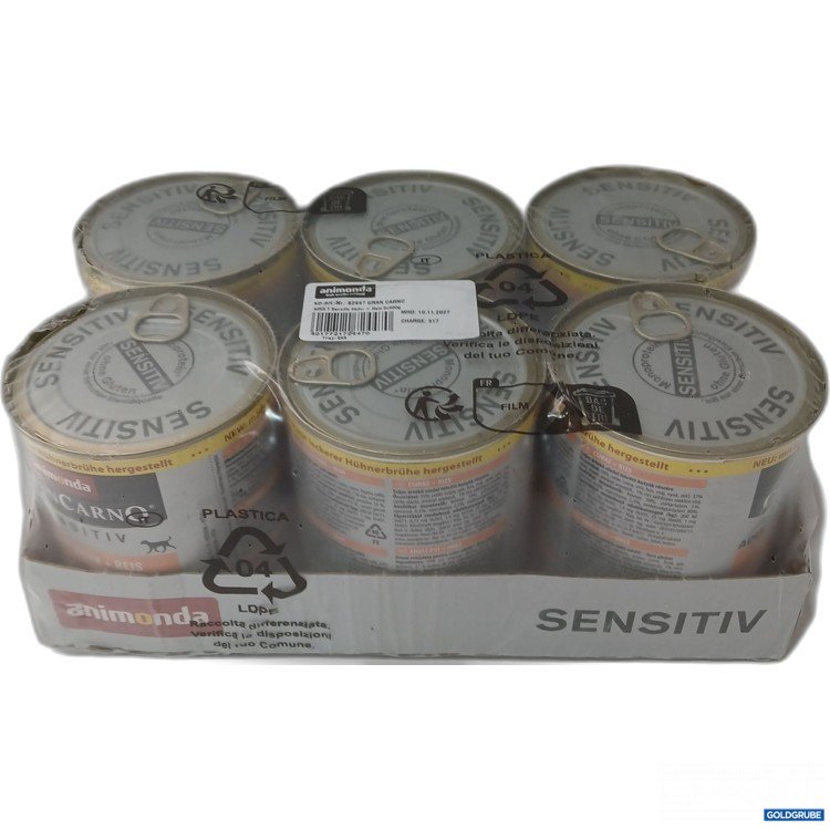 Artikel Nr. 980107: Animonda Gran Carno Adult Sensitiv Huhn + Reis, 6×800g