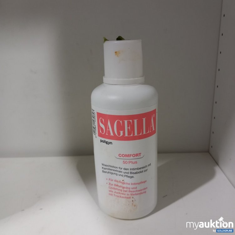 Artikel Nr. 470108 Artikel Nr. 470108: Sagella poligyn Comfort 50 Plus Waschlotion 500 ml verschmutzt