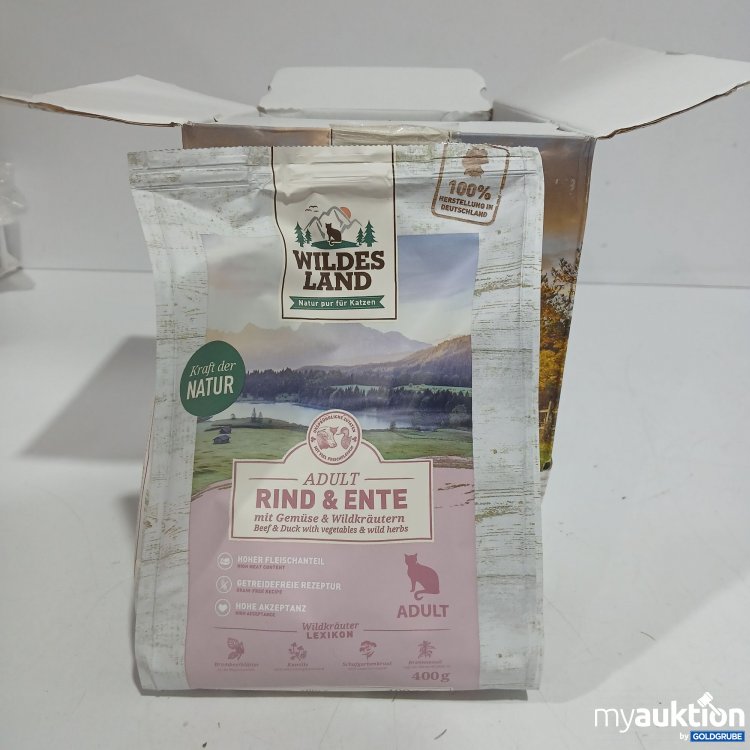 Artikel Nr. 859108: Wildes Land Trockenfutter für Katzen 3x400g