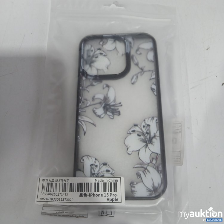 Artikel Nr. 876108 Artikel Nr. 876108: iPhone 15Pro Handyhülle