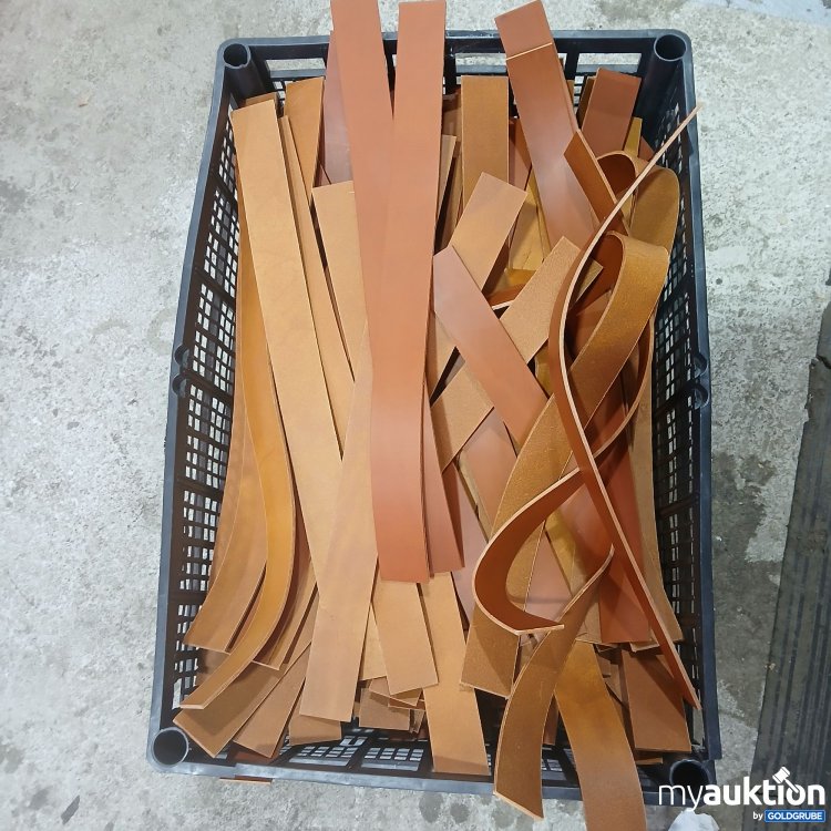 Artikel Nr. 888108: Lederhaus Riemen cognac 4mm Breite 50cm Länge 150Stk 