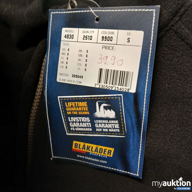 Artikel Nr. 908108: Blakläder Fleecejacke