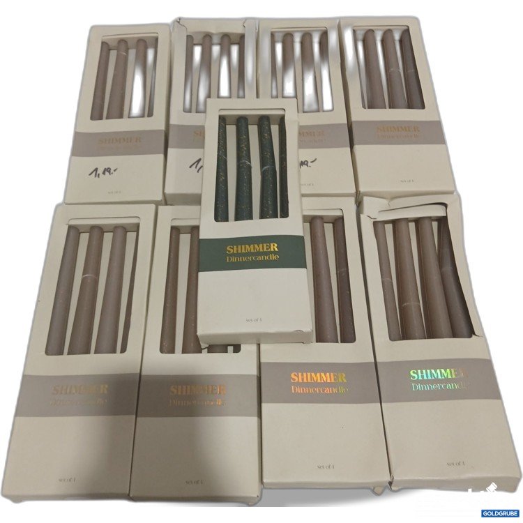 Artikel Nr. 915108: Shimmer Dinnercandle 9x4 Stück 