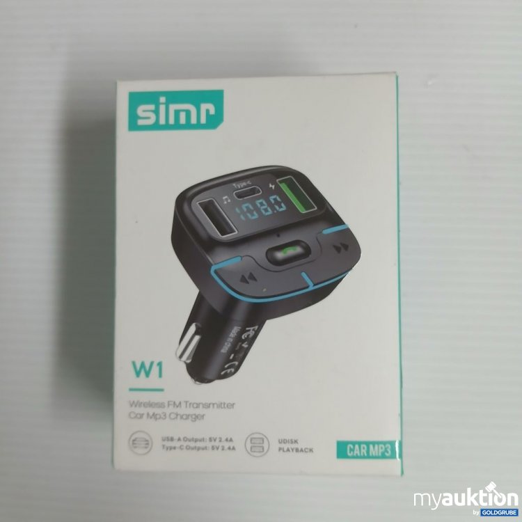 Artikel Nr. 922108: simr W1 Wireless FM Transmitter Car Mp3 Charger