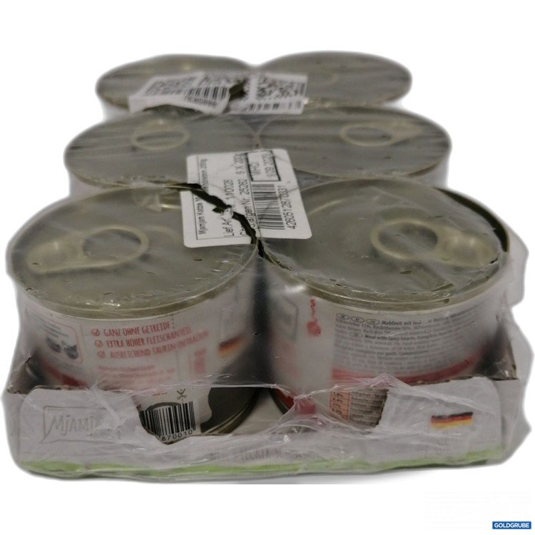 Artikel Nr. 950108: Mjamjam Katze Mahlzeit mit leckerem Herzen 6x200g