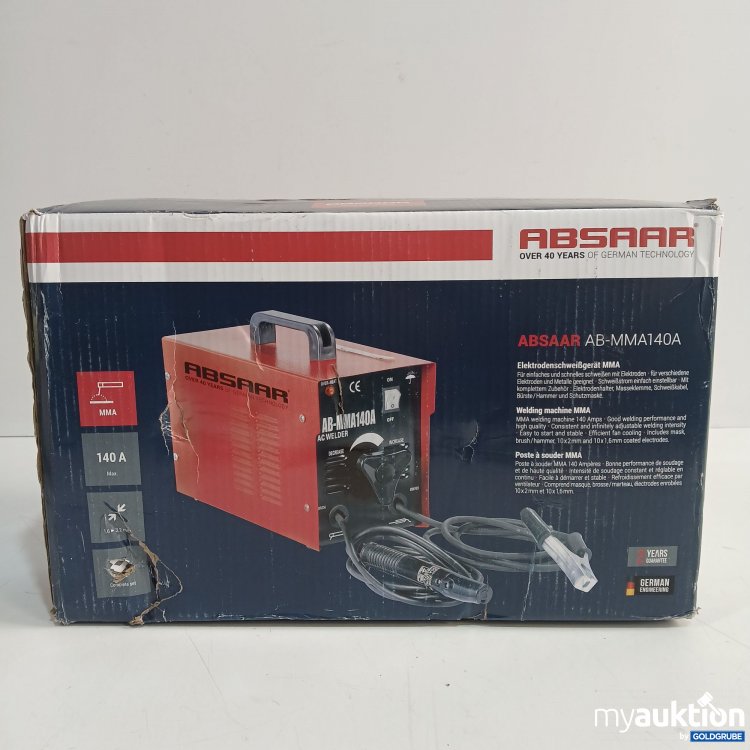 Artikel Nr. 953108: Absaar AB-MMA140A Elektroschweißgerät 