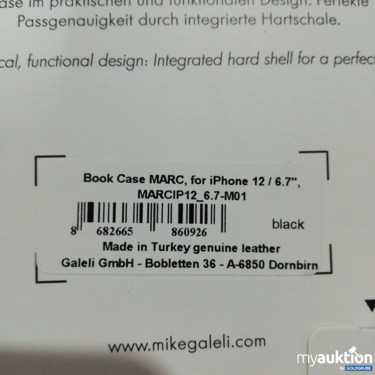Artikel Nr. 348109: Mike Galeli Book Case for IPhone 12 Pro Max 