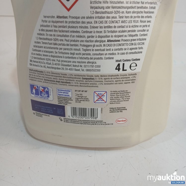Artikel Nr. 462109: Perwoll Color Waschmittel für Helles 4 l