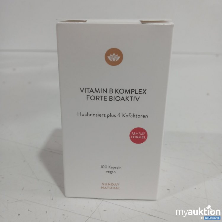 Artikel Nr. 469109: Sunday Natural Vitamin B Komplex Forte Bioaktiv 100 Kapseln