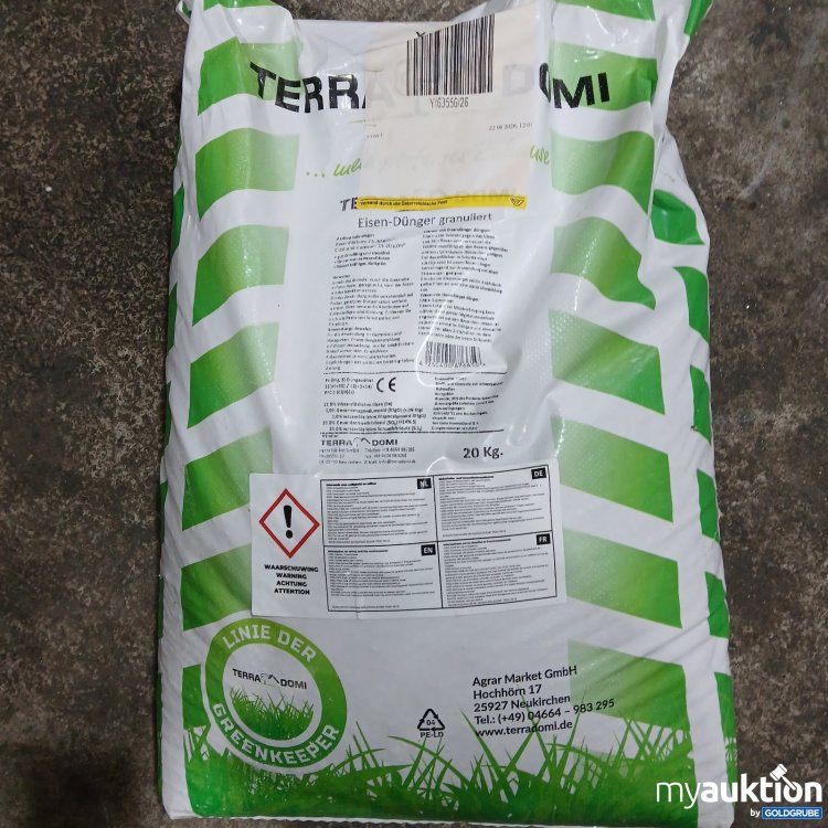 Artikel Nr. 479109 Artikel Nr. 479109: Terra Domi Eisen-Dünger granuliert 20 kg