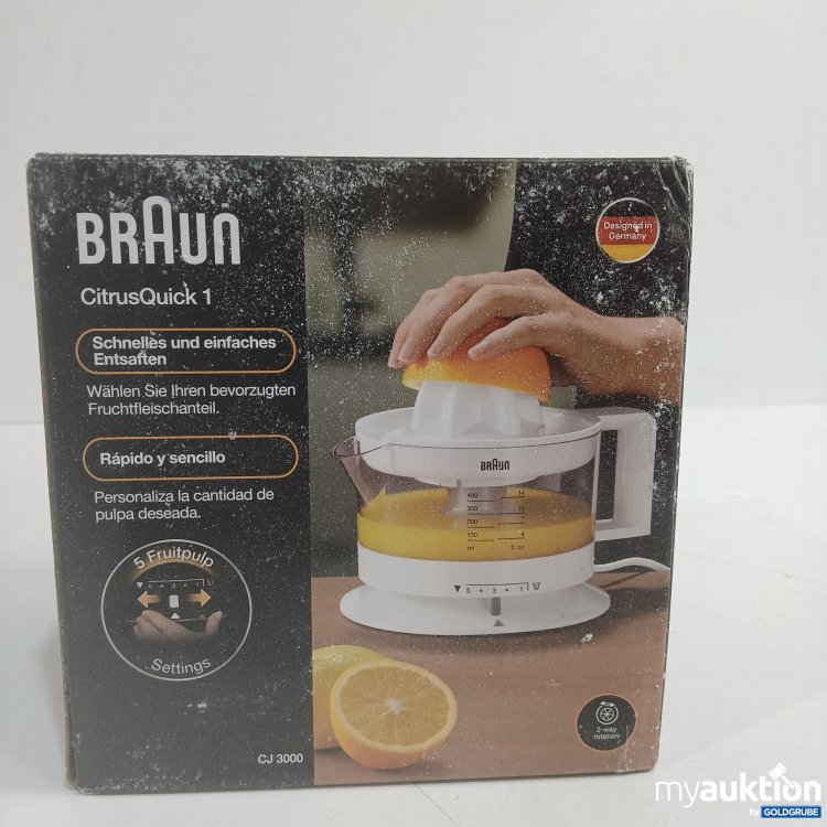 Artikel Nr. 523109 Artikel Nr. 523109: Braun CitrusQuick 1 CJ3000