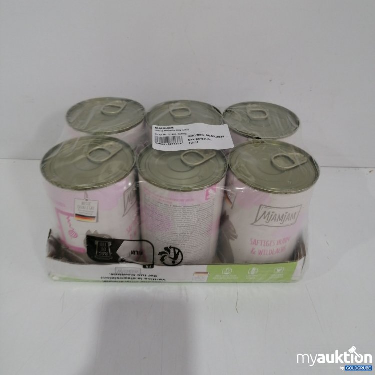 Artikel Nr. 840109 Artikel Nr. 840109: Mjamjam Katzenfutter Wildlachs 6x400g