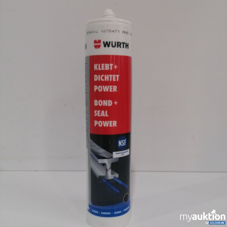 Artikel Nr. 850109 Artikel Nr. 850109: Würth Klebt dichtet Power schwarz 430g