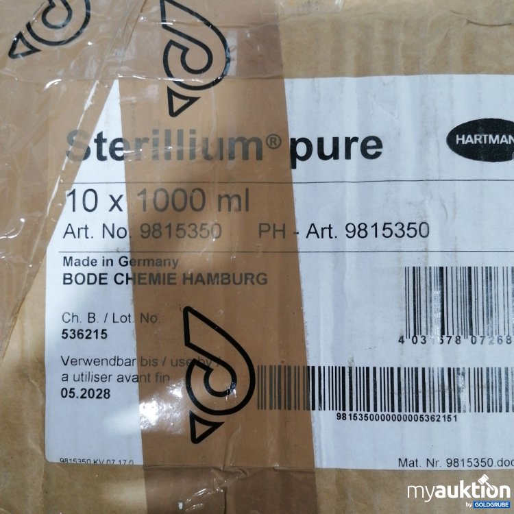 Artikel Nr. 891109: Hartmann Sterillium pure 1L