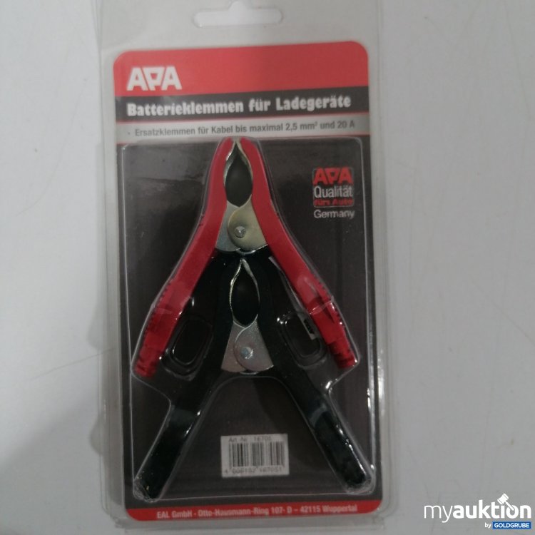 Artikel Nr. 898109: Apa Batterieklemmen für Ladegerät 16705