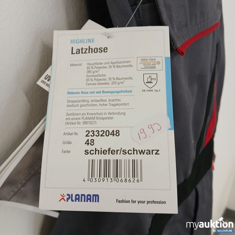 Artikel Nr. 908109: Planam Latzhose