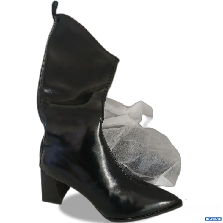 Artikel Nr. 955109: Schwarze Stiefel mit Blockabsatz