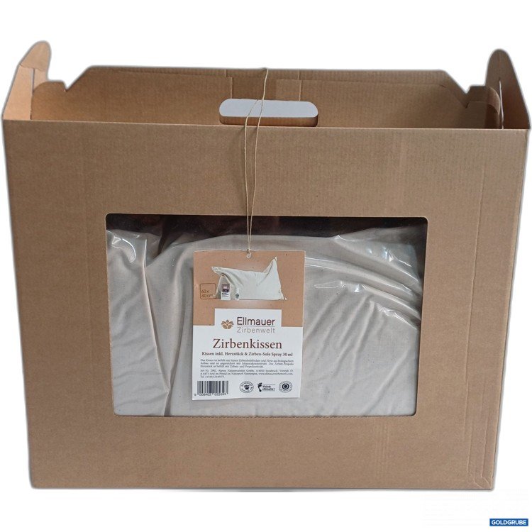 Artikel Nr. 962109: Ellmauer Zirbenwelt Zirbenkissen Kissen inkl. Herzstück & Zirben-Sole Spray 30ml 60x40cm 