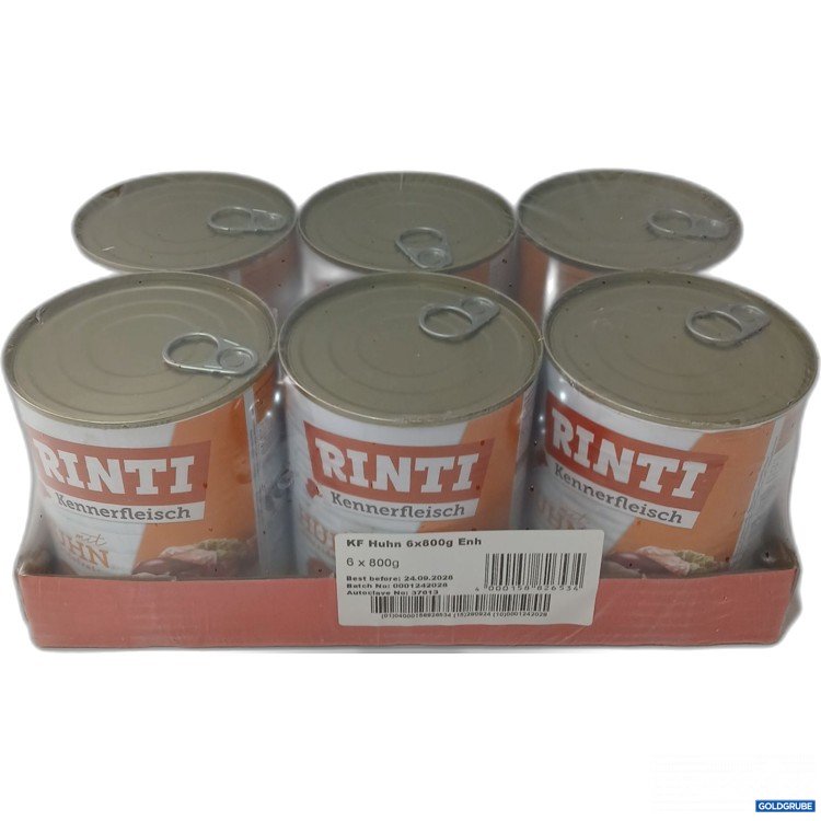 Artikel Nr. 980109 Artikel Nr. 980109: Rinti Kennerfleisch Huhn 6×400g