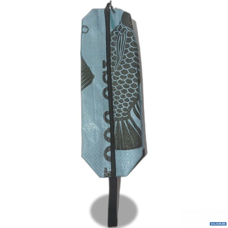 Artikel Nr. 989109: Upcycling-Mäppchen blau ca 25x8cm 