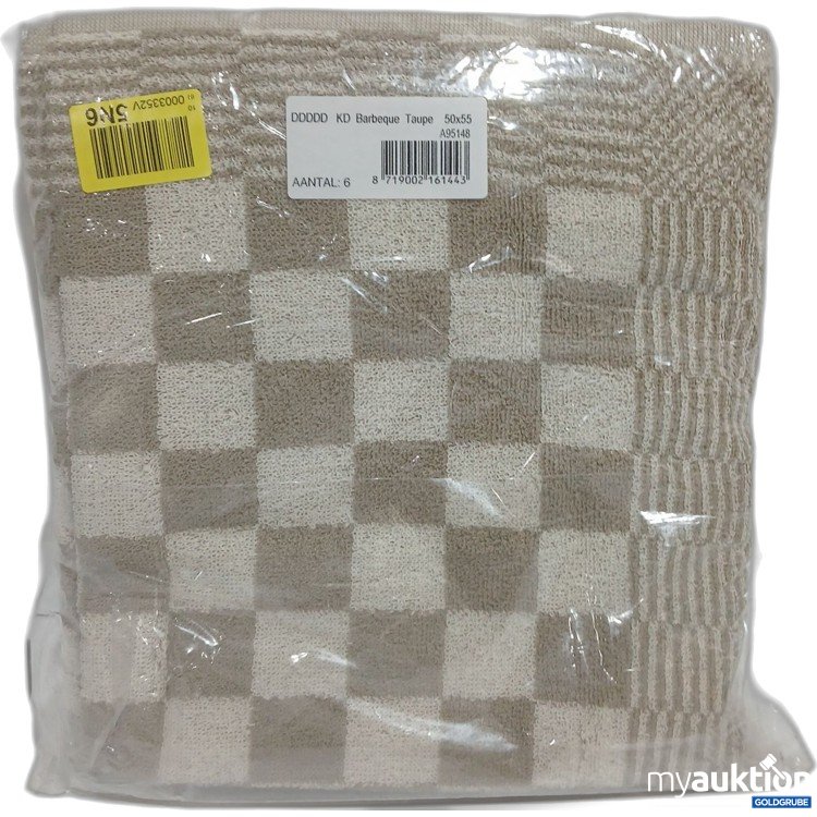 Artikel Nr. 994109 Artikel Nr. 994109: Küchentuch kariert Barbeque taupe 50x55 6Stk