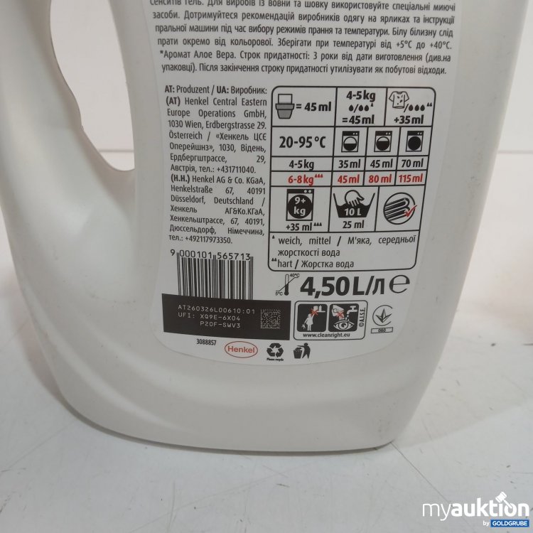 Artikel Nr. 462110 Artikel Nr. 462110: Persil Expert Sensitive Flüssigwaschmittel 4,5 l