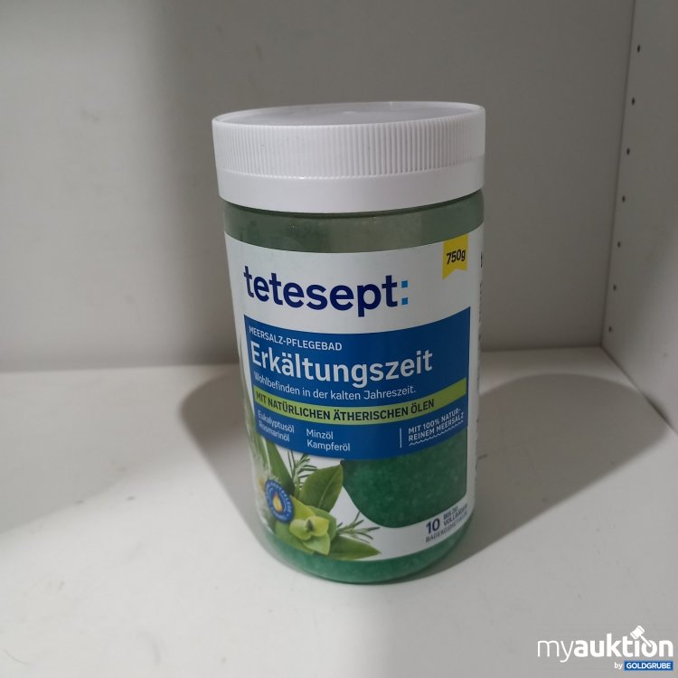 Artikel Nr. 470110 Artikel Nr. 470110: tetesept Meersalz-Pflegebad Erkältungszeit 750 g