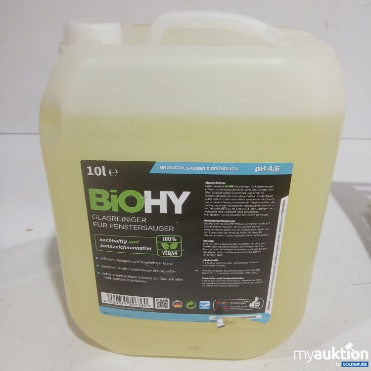 Artikel Nr. 471110 Artikel Nr. 471110: BioHY Glasreiniger für Fenstersauger 10L
