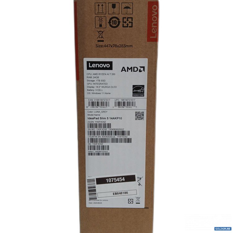 Artikel Nr. 953110: Lenovo IdeaPad Slim 5 14AKP10 Luna grey RAM 24GB 1TB SSD Display 14.0" 