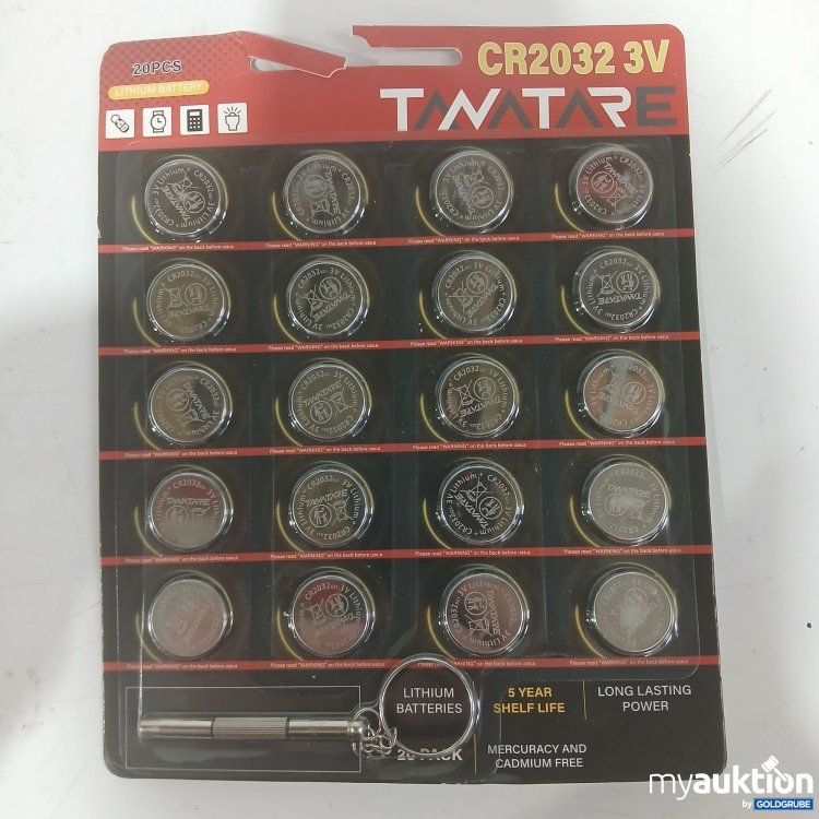 Artikel Nr. 971110 Artikel Nr. 971110: Tanatare CR2032 3V 20Pack