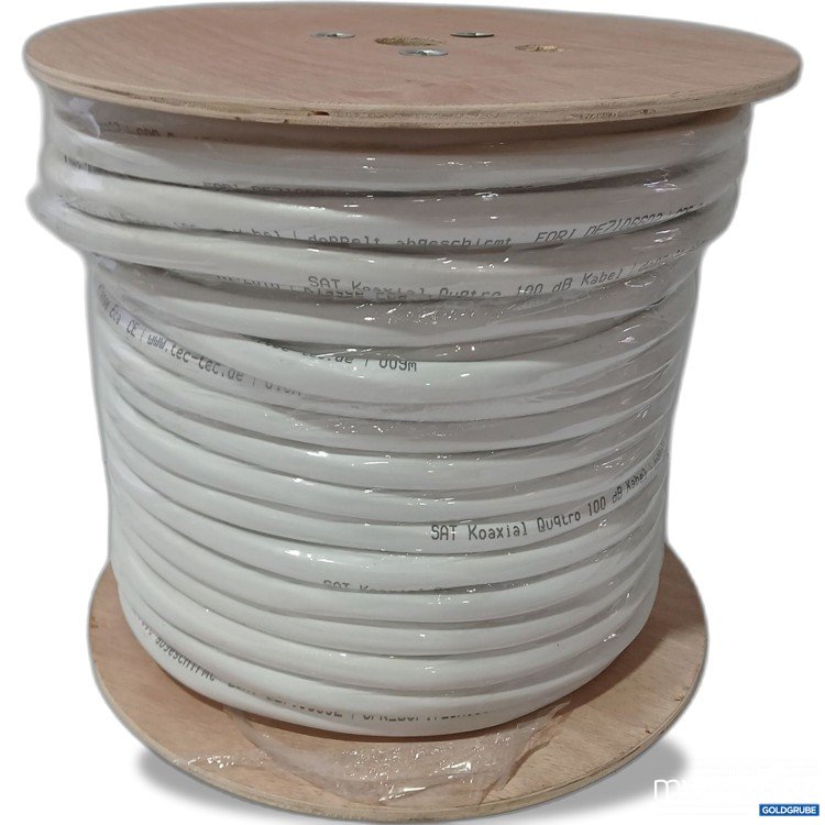 Artikel Nr. 973110: Kabelrolle mit Sat Koaxial-Kabel, Länge nicht angegeben