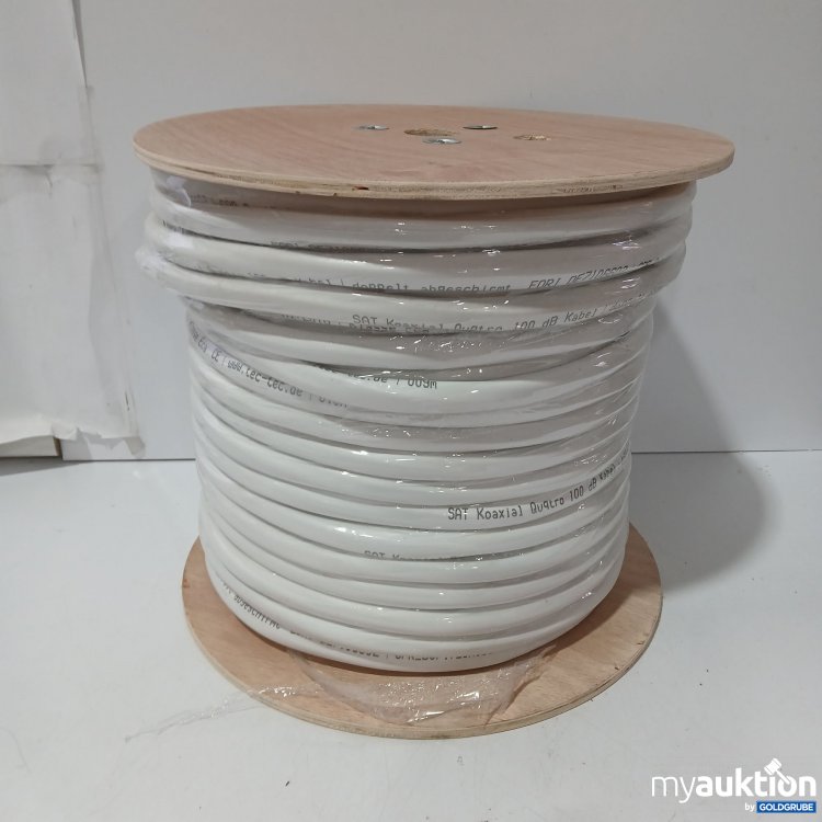 Artikel Nr. 973110: Kabelrolle mit Sat Koaxial-Kabel, Länge nicht angegeben