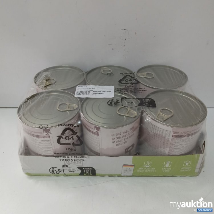 Artikel Nr. 980110 Artikel Nr. 980110: Mjamjam Katzenfutter Wild mit Kaninchen 6×800g