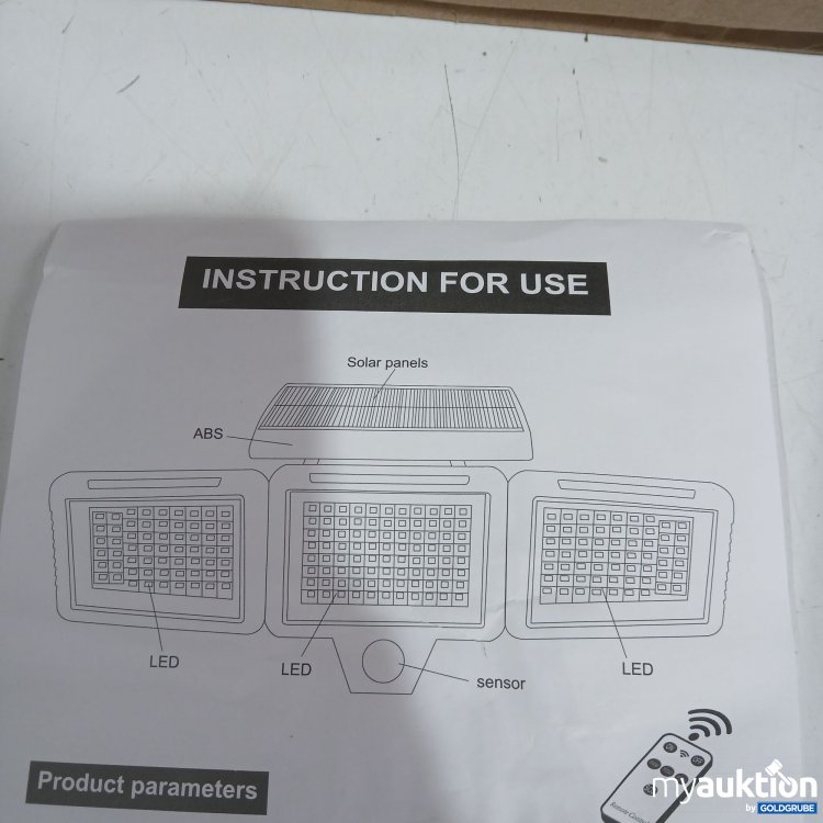 Artikel Nr. 524111: LED Split Solar Induction Lamp 210