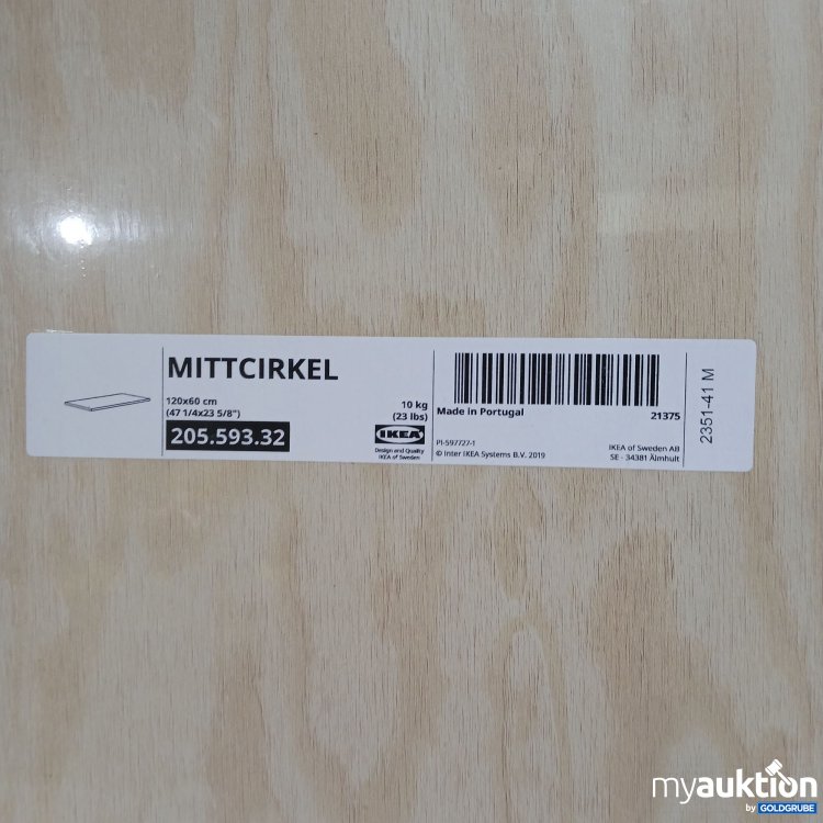 Artikel Nr. 813111: Ikea Mittcirkel 120x60cm 205.593.32