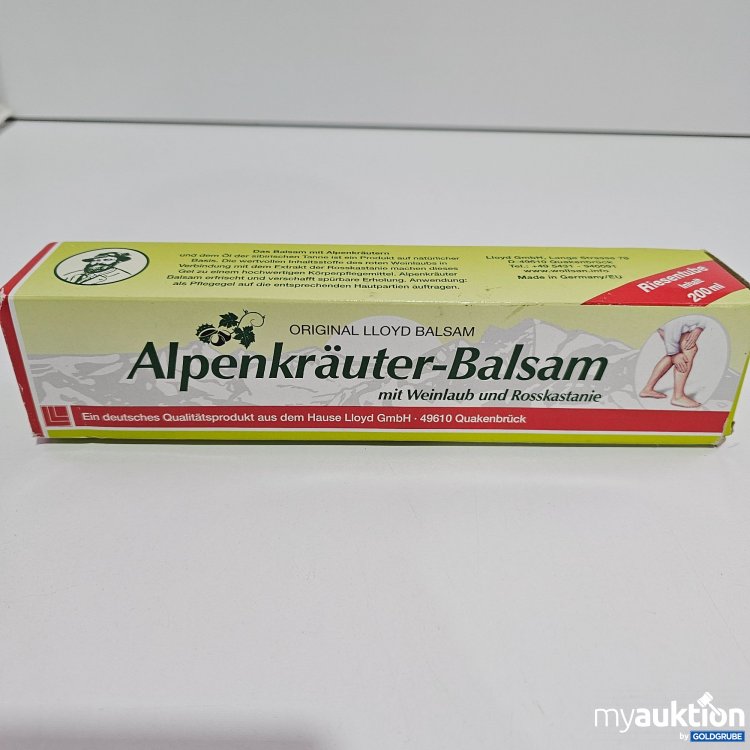 Artikel Nr. 820111: Alpenkräuter-Balsam 200ml