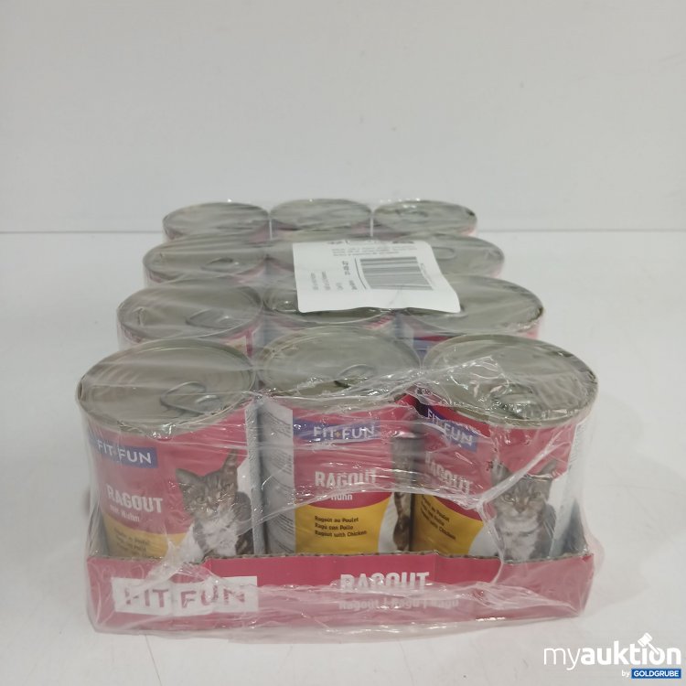 Artikel Nr. 845111: Fit+Fun Katzenfutter Huhn 12x415g