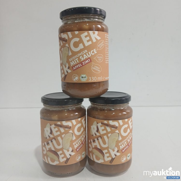 Artikel Nr. 873111: Reishunger mit Sauce Apfel Zimt je 330ml 