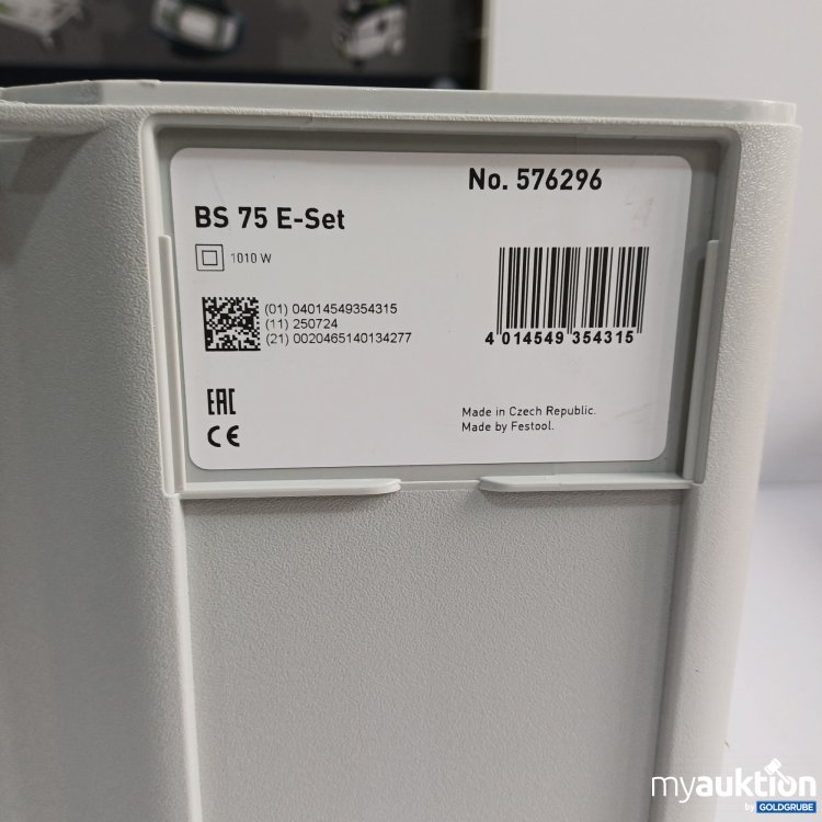 Artikel Nr. 962111 Artikel Nr. 962111: Festol Bandschleifer BS75 E-Set