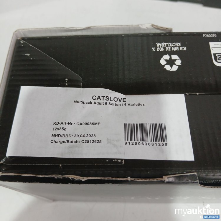Artikel Nr. 967111: CatsLove Miltipack Adult 6 Sorten 12x85g 