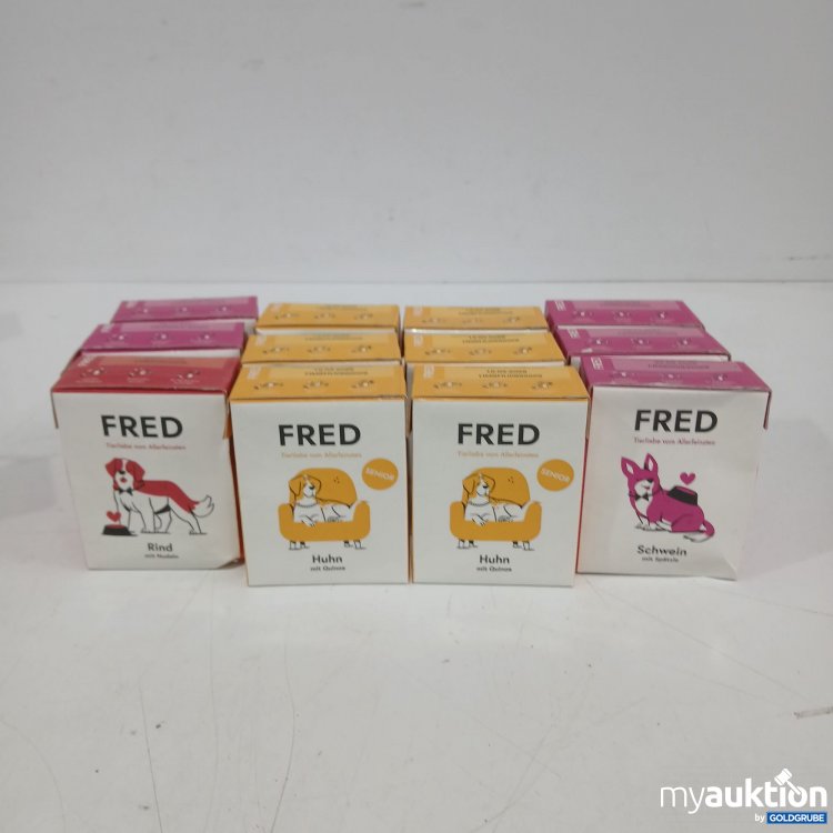 Artikel Nr. 969111: Fred Hundefutter diverse Sorten 12x390g