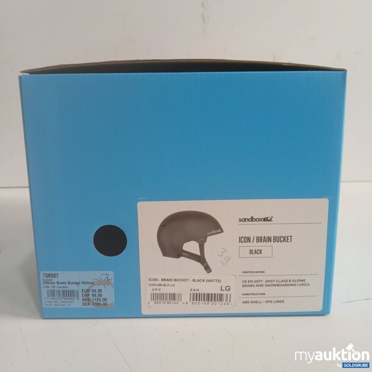 Artikel Nr. 465112 Artikel Nr. 465112: Sandbox Icon Brain Bucket Helm Black