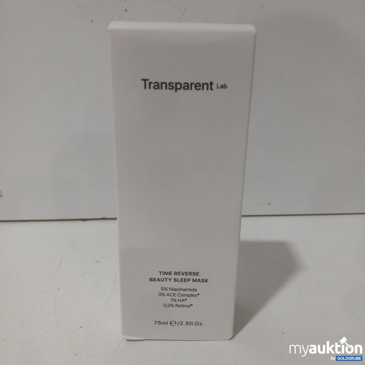 Artikel Nr. 468112: Transparent Lab Time Reverse Beauty Sleep Mask 75 ml