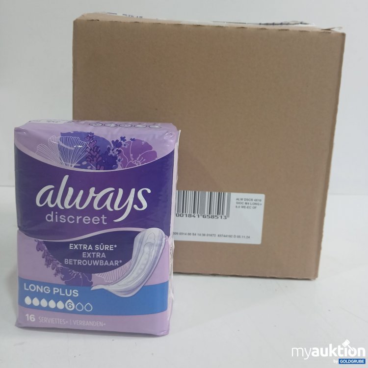 Artikel Nr. 523112 Artikel Nr. 523112: Always discreet Long+ 4x16Stk